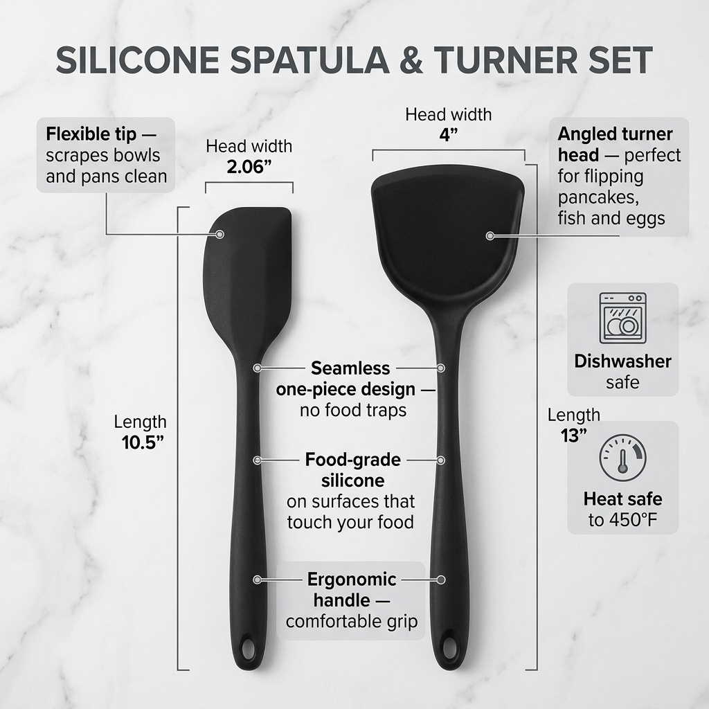 Hearth Silicone Spatula and Turner